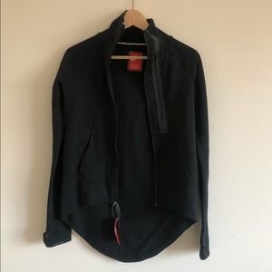 XS NIke tech fleece black jacket
